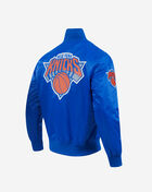 PRO STANDARD New York Knicks Big Logo Satin Jacket BNK654372-RYB Blue 3