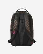 Pink Check Drip Backpack
