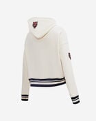 Detroit Tigers Retro Classic Rib Fleece Cropped Pullover Hoodie