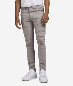 Colored Rip and Repair Twill Pants