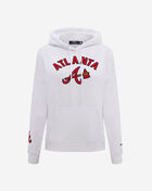 PRO STANDARD Atlanta Braves Classic Fleece Pull Over Hoodie LABC34340-WHT White 1
