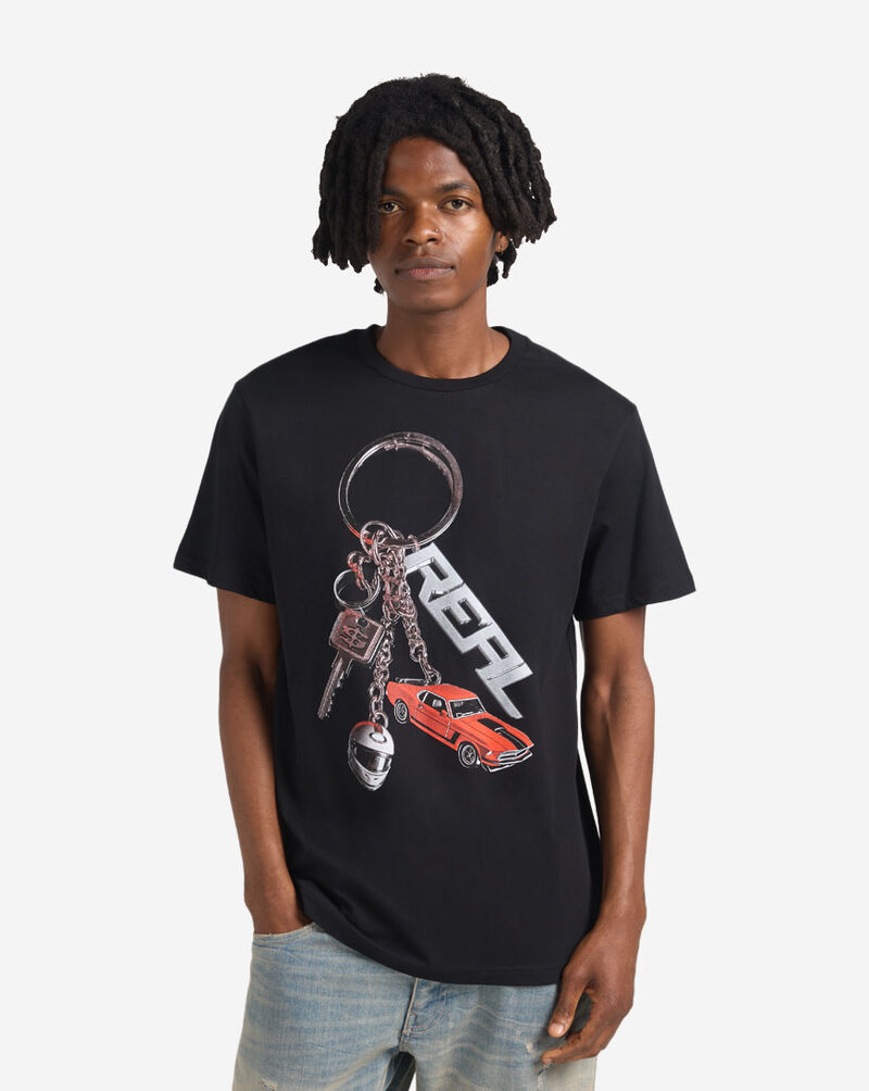 Urban Classics Real Keyring Tee MTUS737-US-00007 Black 1
