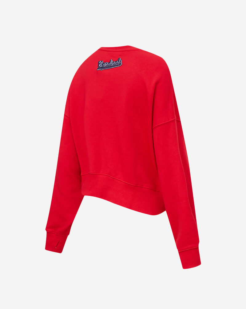 PRO STANDARD St. Louis Cardinals Classic Fleece Crewneck LSCC35215-RED Red 3