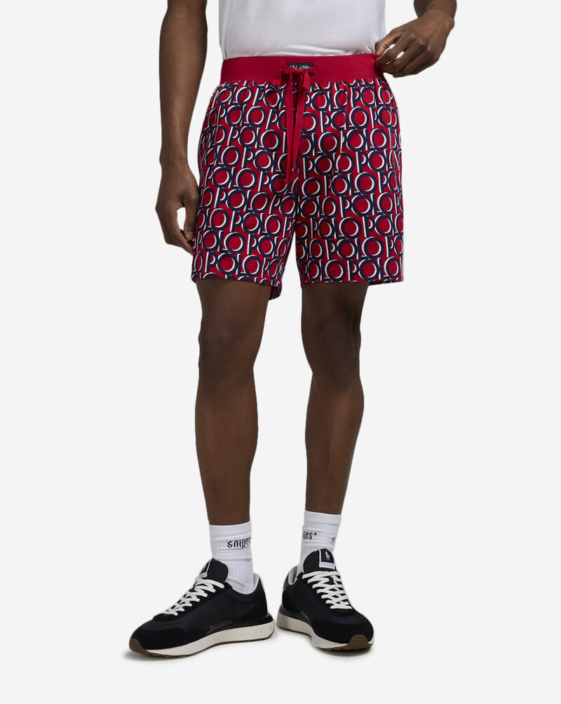 Polo Ralph Lauren Printed Sleep Shorts PK82RL-A37Y Red 1