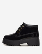 Timberland Patent Leather Stone Street Platform Chukka TB0A2HA9EL6 Black 1