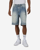 Decibel Allover Embellished Denim Shorts DECWB498-BLU Blue 1