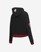Atlanta Hawks Retro Classic Rib Cropped Pullover Hoodie