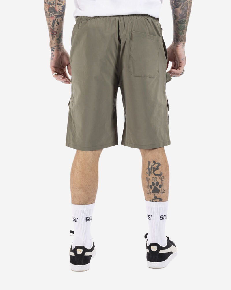 Shop American Stitch Nylon Cargo Shorts S233OLV green SNIPES USA