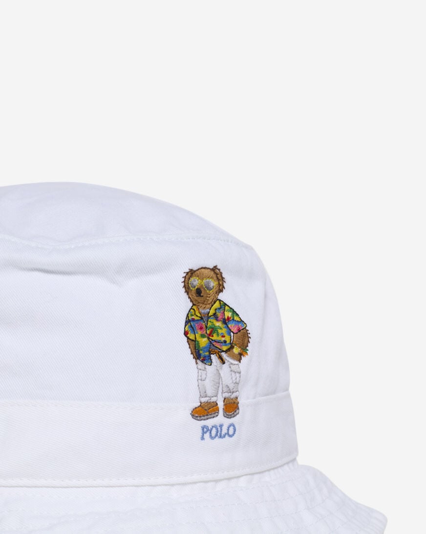 Shop Polo Ralph Lauren Chino Loft Novelty Bear Bucket Hat