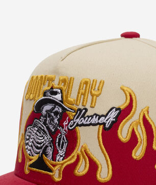 Don't Play Yourself Flametooth Twill Trucker Hat