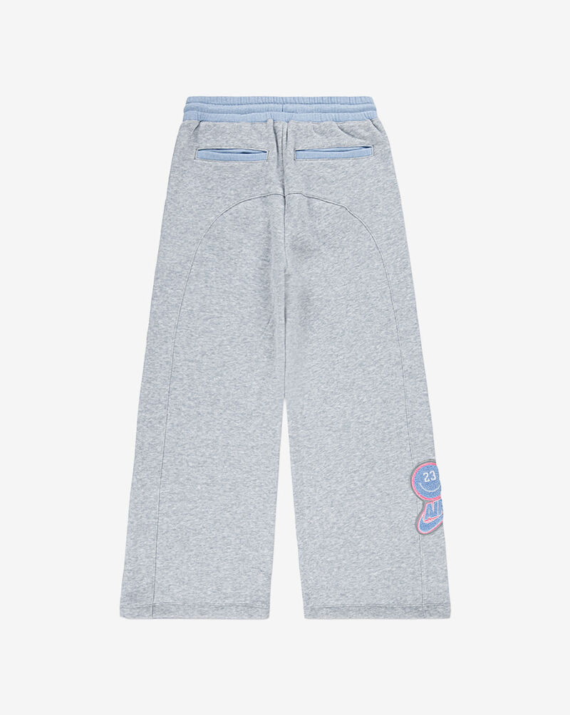 Jordan Big Kids' Blue Jeans and Bling Fleece Pants 45F194-G2H Grey 3