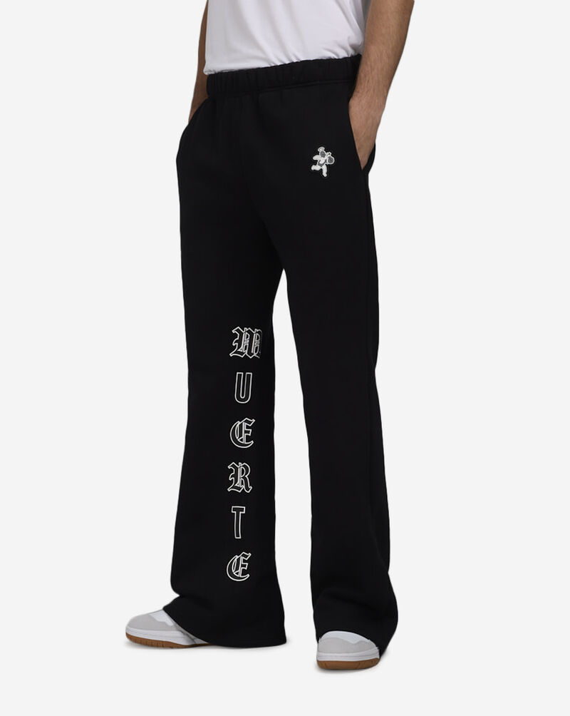Hasta Muerte Motivated Stacked Fleece Pant HMMOTIVATEDBTM-BLK Black 1