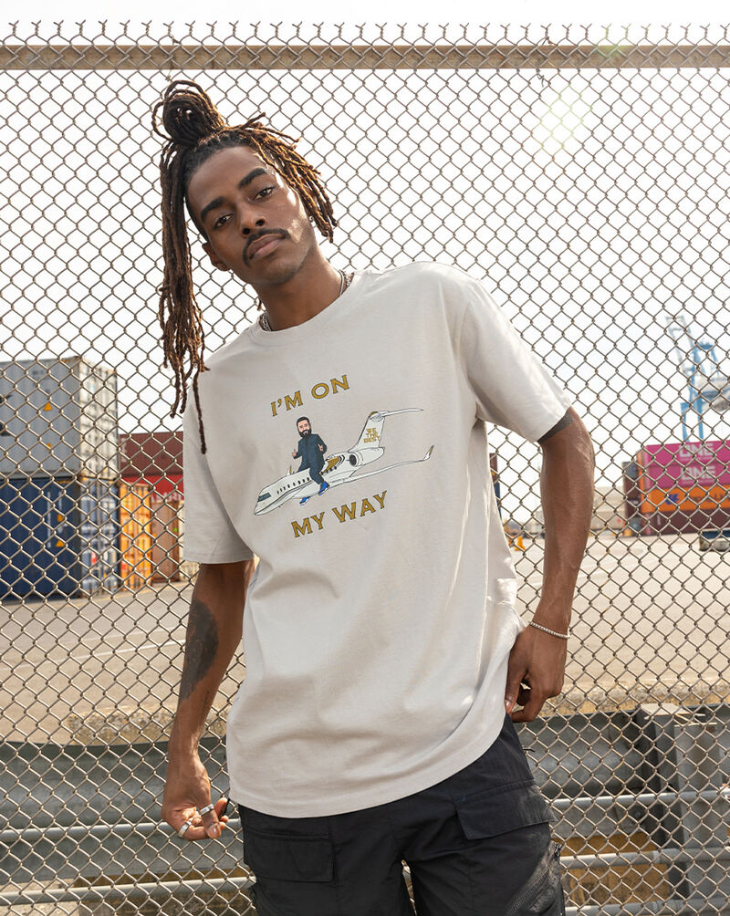 WE THE BEST Im On My Way Tee WTB007-02946 Grey 4