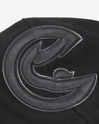 Atlanta Hawks Triple Black Double Knit Pull Over Hoodie