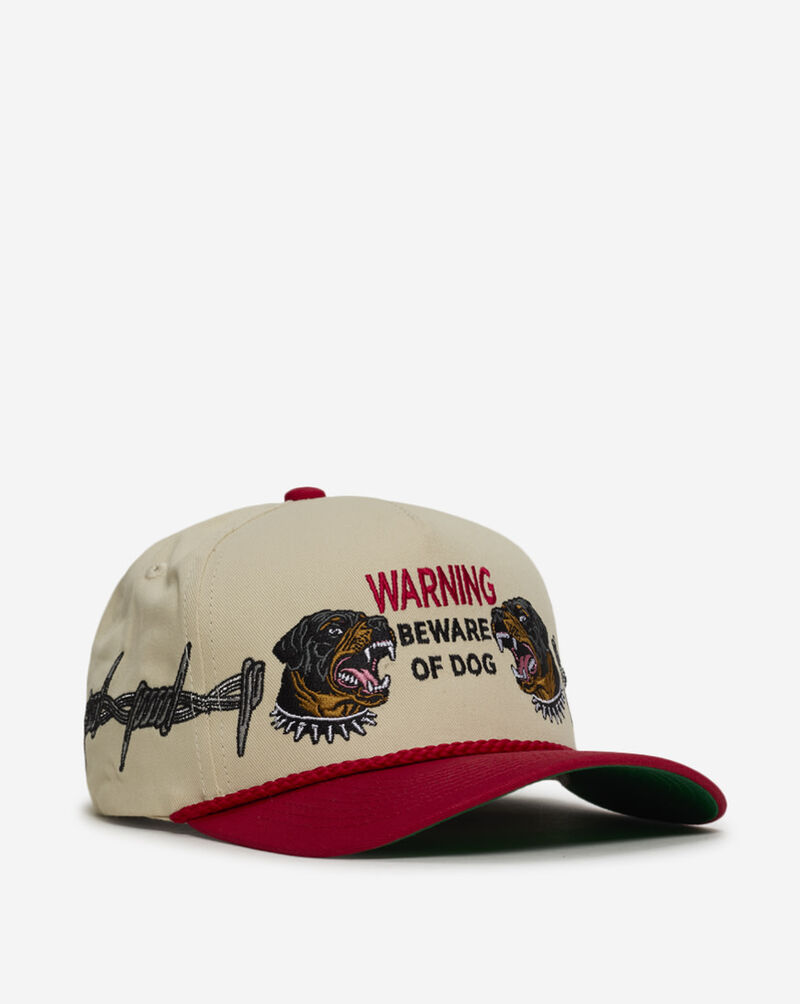 Field Grade Beware Of Rotty Barbed Wire Twill Trucker  1005208 cream 1