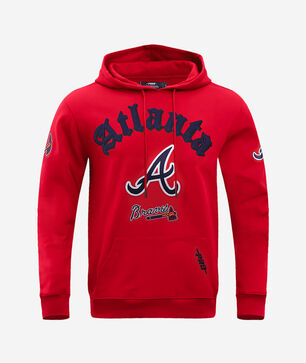 Atlanta Braves  Old English Pullover Hoodie