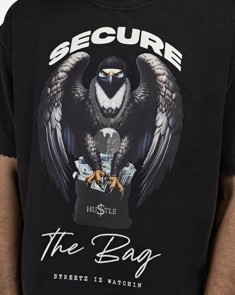 STREETZ IS WATCHIN Secure The Bag Cropped Tee SWCTW5222W-BLK Black 3