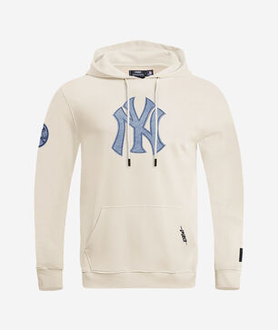 New York Yankees Varsity Blues Fleece Pull Over Hoodie 