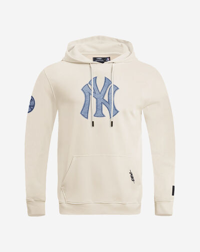 New York Yankees Varsity Blues Fleece Pull Over Hoodie 