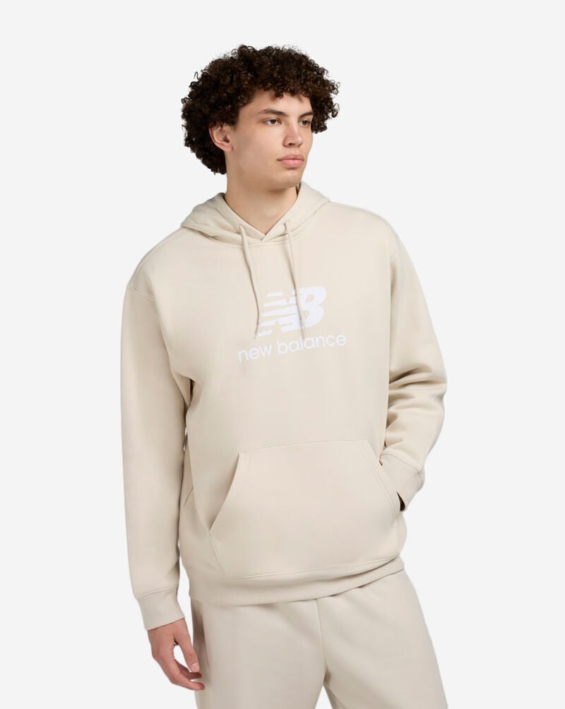 New Balance Sport Essentials French Terry Logo Hoodie MT41505-TWF cream 1