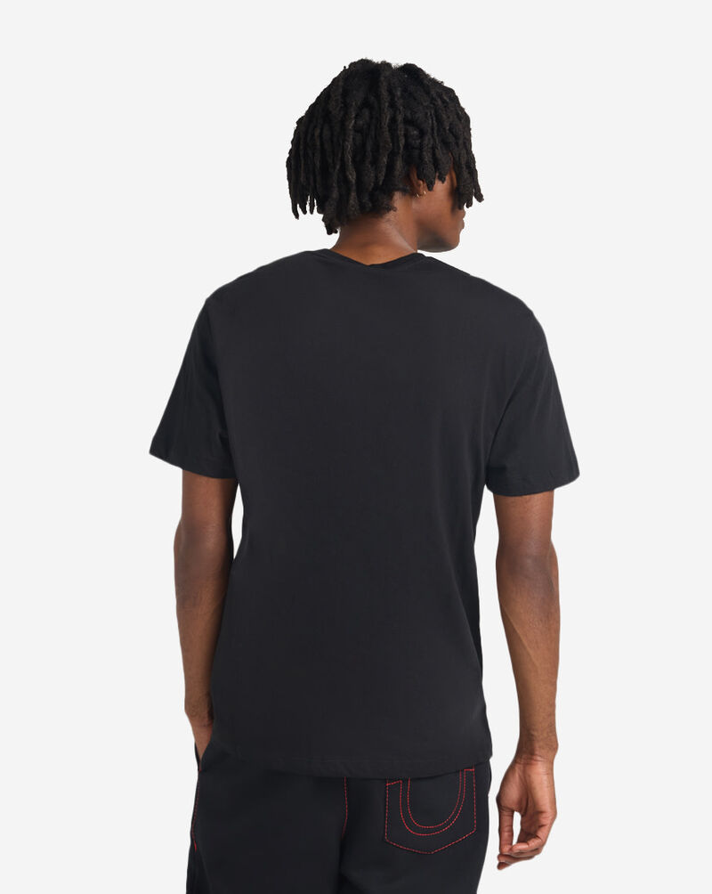True Religion Puff Crew Tee 108205-BLK Black 2
