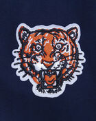 Detroit Tigers Retro Classic Rib Fleece Cropped Pullover Hoodie