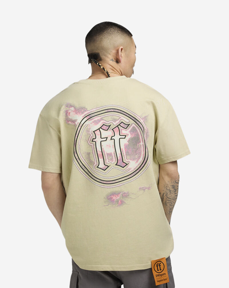 Forgotten Faces wolfs tee FOFUS111-00208 Beige 2