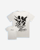 Hasta Muerte Smoke Angels Tee HM-SMOKEANGEL-TEE-WHITE White 2