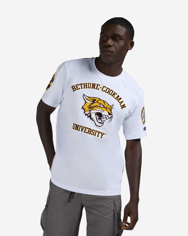 PRO STANDARD Bethune-Cookman University Classic Stacked Logo Tee CBC170839-WHT White 1