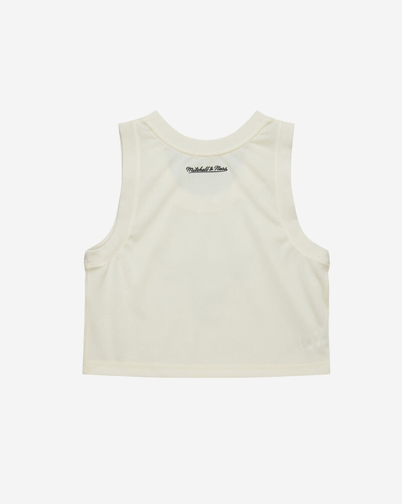 Mitchell  Ness Boston Celtics Crop Tank TP8487-BCECREA White 2
