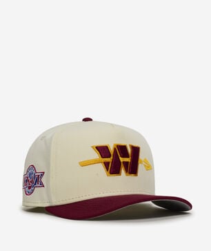 9Fifty Washington Commanders Curve A-Frame Snapback Hat