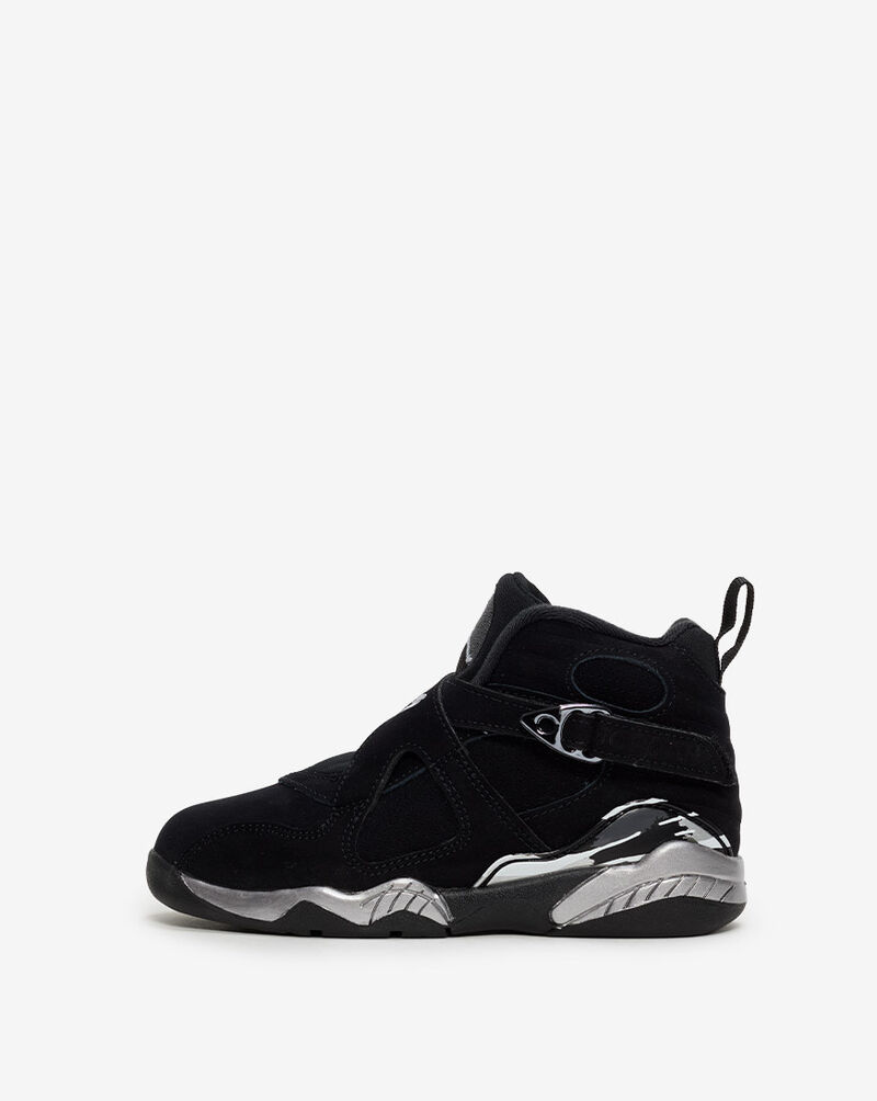 Jordan Little Kids' Air Jordan 8 Retro "Chrome" 305369-007 Black 1