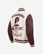 Philadelphia Phillies Retro Old English Rib Wool Varsity Jacket