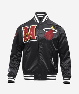 Miami Heat Mash Up Rib Satin Jacket