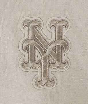 Big Girls' New York Mets Neutral Boxy Tee