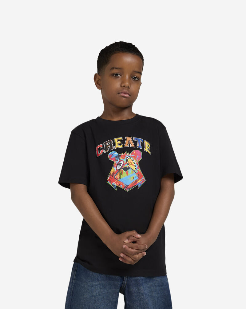 King Saladeen Kids' Abstract Money Bear Tee KS022 Black 2