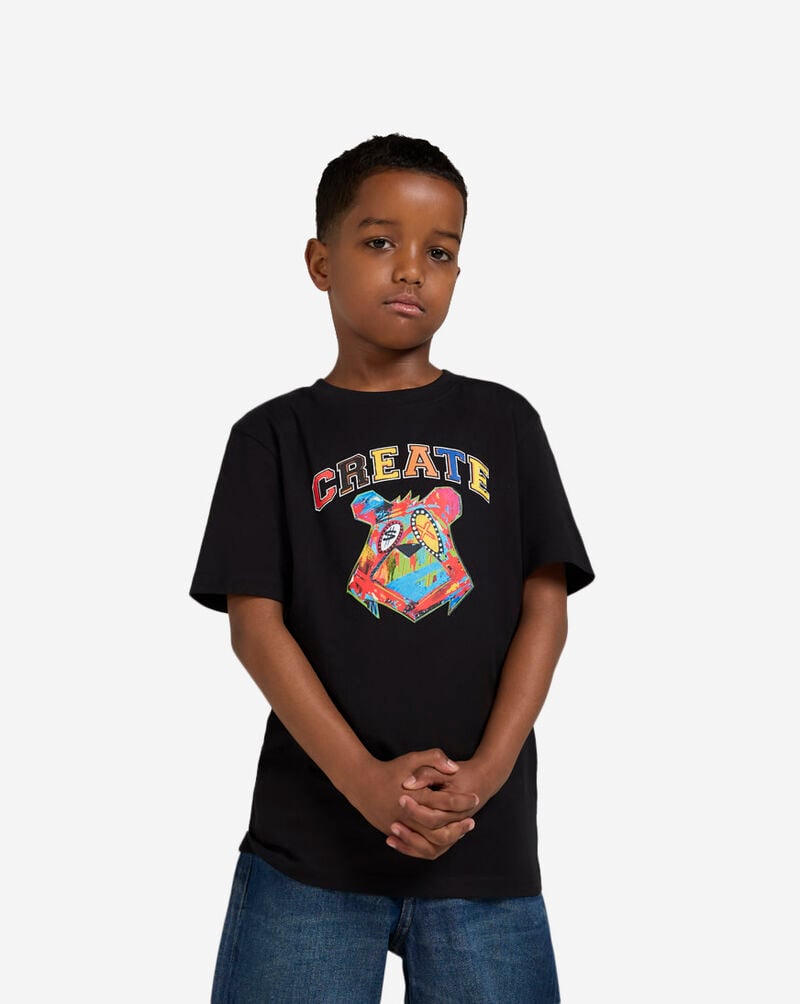 King Saladeen Kids' Abstract Money Bear Tee KS022 Black 2