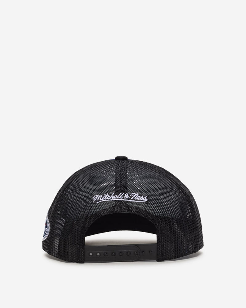 Mitchell  Ness New York Yankees Trucker Air Brush Adjustable Hat HT14503-NYYNYBK Blue 3