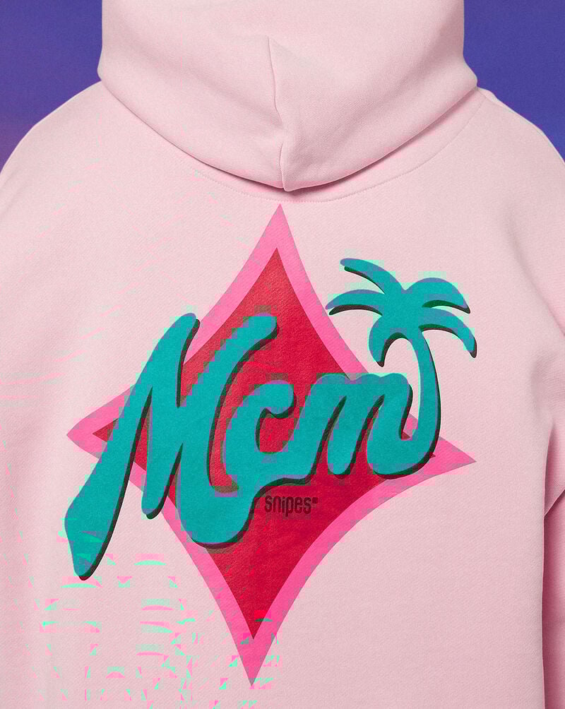 MCM MCM x SNIPES Palm Zip Hoodie SFM252-006-2-ROS Pink 4