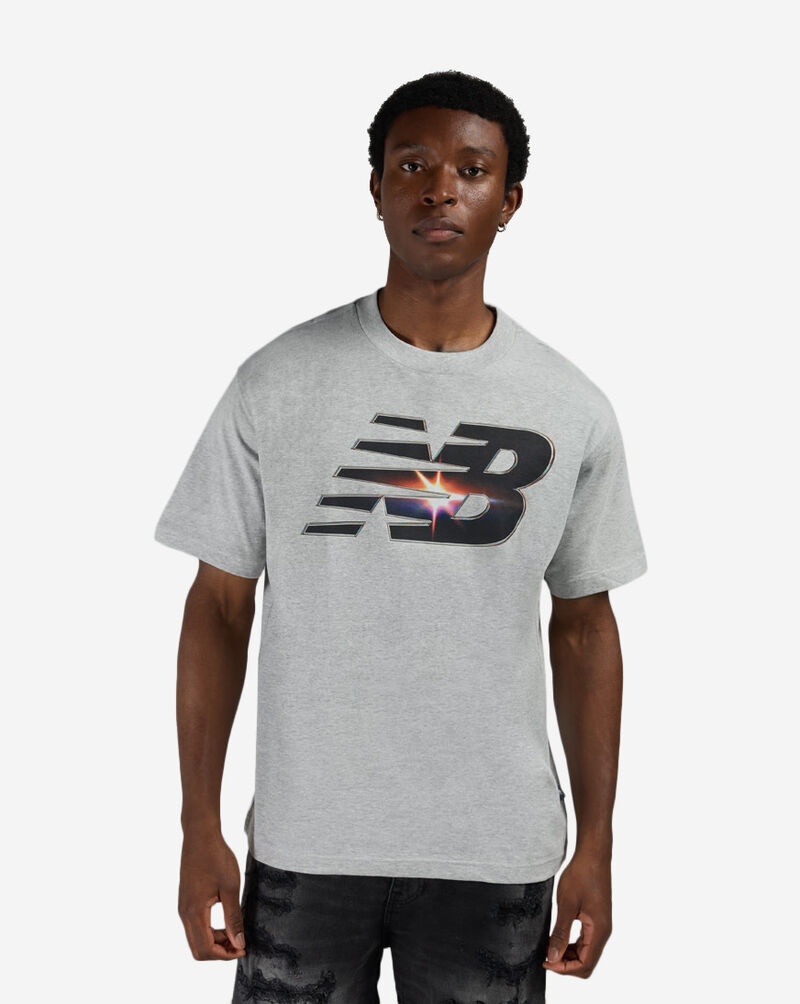 New Balance Logo Tee NB007-00431 Grey 1