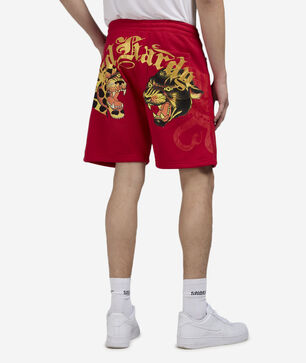 Panther Jaguar Fleece Shorts