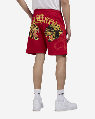 Panther Jaguar Fleece Shorts