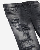 Jordan Craig Kids' Distressed Shorts (8-16) J333SB-BLACKSHADOW Black 2