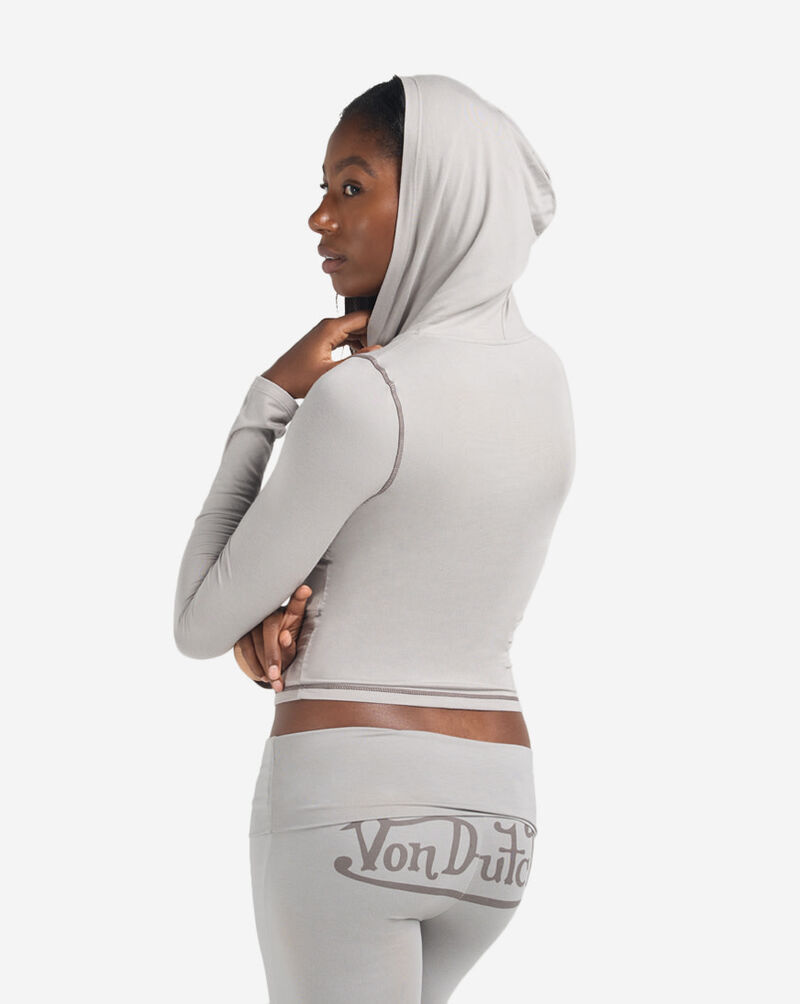 Von Dutch Full Zip Yoga Jacket  VDYT-003GRY Grey 2