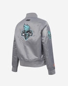 PRO STANDARD New York Liberty Satin Jacket WNLU70045-GRY Grey 3