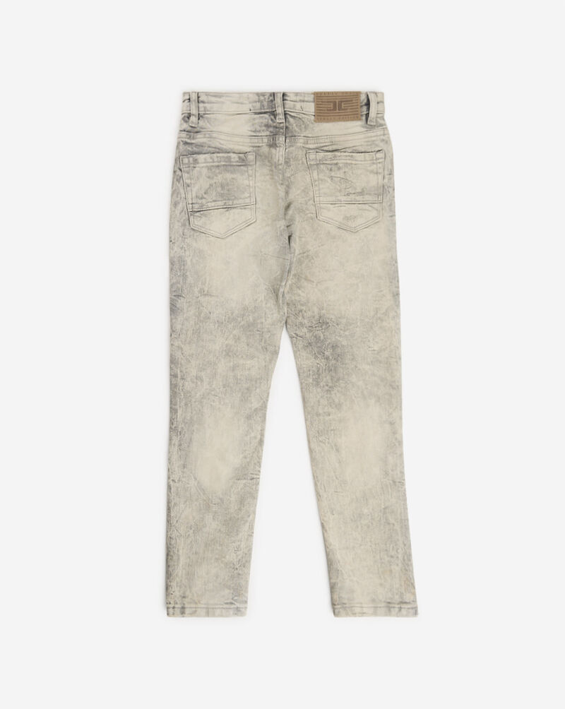 Jordan Craig Kids' Distressed Slim Fit Jeans (8-16) JS2208B-BNWHT Black 3