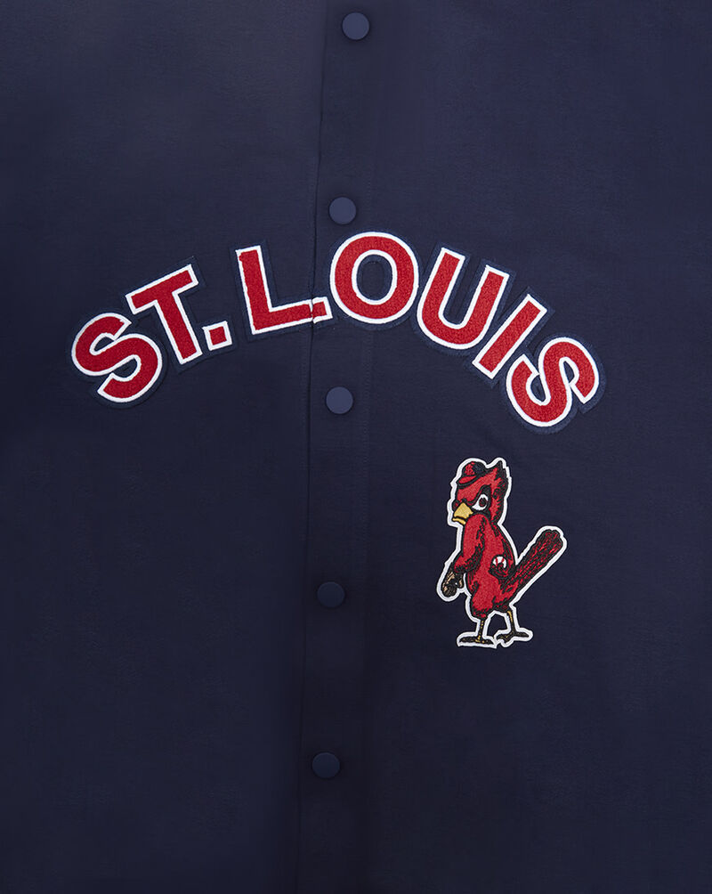 PRO STANDARD St. Louis Cardinals Short Sleeve Classic Warm Up Jacket  LSC1314575-MDR Blue 4