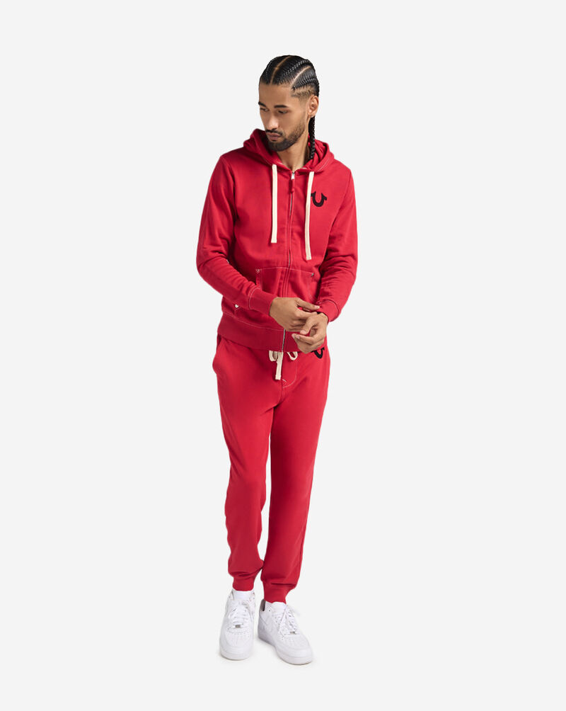 True Religion Buddha Zip Hoodie MA0B129MF3-RED Red 4