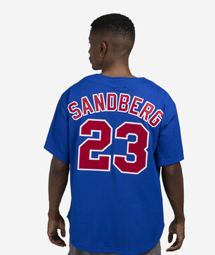 Ryne Sandberg Chicago Cubs Authentic Bating Practice Jersey