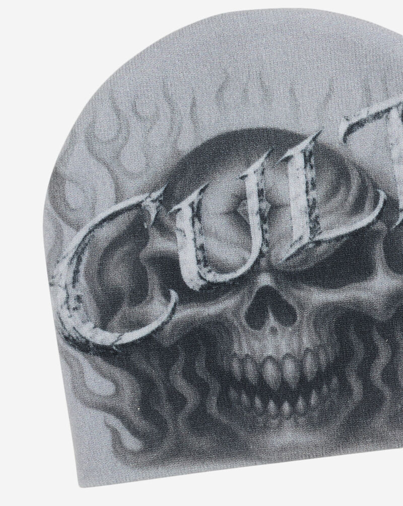 Cult of Individuality Skeleton Knit Hat  626BS-KHS01A Grey 2